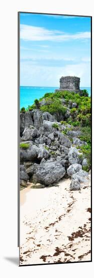 ¡Viva Mexico! Panoramic Collection - Tulum Ruins along Caribbean Coastline-Philippe Hugonnard-Mounted Photographic Print