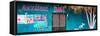 ¡Viva Mexico! Panoramic Collection - Turquoise Dani Supermarket-Philippe Hugonnard-Framed Stretched Canvas