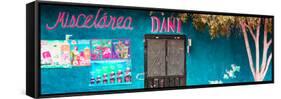 ¡Viva Mexico! Panoramic Collection - Turquoise Dani Supermarket-Philippe Hugonnard-Framed Stretched Canvas