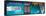 ¡Viva Mexico! Panoramic Collection - Turquoise Dani Supermarket-Philippe Hugonnard-Framed Stretched Canvas