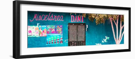 ¡Viva Mexico! Panoramic Collection - Turquoise Dani Supermarket-Philippe Hugonnard-Framed Photographic Print