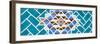 ¡Viva Mexico! Panoramic Collection - Turquoise Mosaics-Philippe Hugonnard-Framed Photographic Print