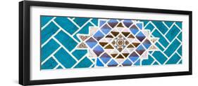 ¡Viva Mexico! Panoramic Collection - Turquoise Mosaics-Philippe Hugonnard-Framed Photographic Print