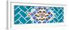 ¡Viva Mexico! Panoramic Collection - Turquoise Mosaics-Philippe Hugonnard-Framed Photographic Print