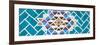 ¡Viva Mexico! Panoramic Collection - Turquoise Mosaics-Philippe Hugonnard-Framed Photographic Print