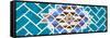 ¡Viva Mexico! Panoramic Collection - Turquoise Mosaics-Philippe Hugonnard-Framed Stretched Canvas