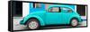 ¡Viva Mexico! Panoramic Collection - Turquoise VW Beetle Car-Philippe Hugonnard-Framed Stretched Canvas