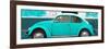 ¡Viva Mexico! Panoramic Collection - Turquoise VW Beetle-Philippe Hugonnard-Framed Photographic Print