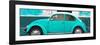 ¡Viva Mexico! Panoramic Collection - Turquoise VW Beetle-Philippe Hugonnard-Framed Photographic Print