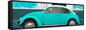 ¡Viva Mexico! Panoramic Collection - Turquoise VW Beetle-Philippe Hugonnard-Framed Stretched Canvas
