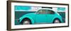 ¡Viva Mexico! Panoramic Collection - Turquoise VW Beetle-Philippe Hugonnard-Framed Photographic Print