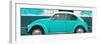 ¡Viva Mexico! Panoramic Collection - Turquoise VW Beetle-Philippe Hugonnard-Framed Photographic Print