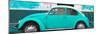 ¡Viva Mexico! Panoramic Collection - Turquoise VW Beetle-Philippe Hugonnard-Mounted Photographic Print