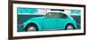 ¡Viva Mexico! Panoramic Collection - Turquoise VW Beetle-Philippe Hugonnard-Framed Photographic Print