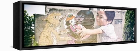 ¡Viva Mexico! Panoramic Collection - Urban Art II-Philippe Hugonnard-Framed Stretched Canvas