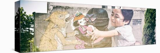 ¡Viva Mexico! Panoramic Collection - Urban Art II-Philippe Hugonnard-Stretched Canvas
