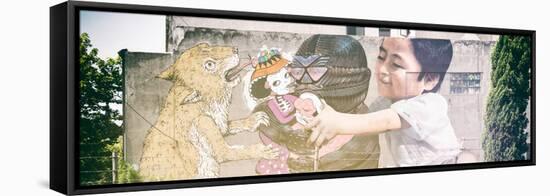 ¡Viva Mexico! Panoramic Collection - Urban Art II-Philippe Hugonnard-Framed Stretched Canvas