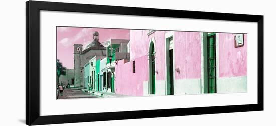 ¡Viva Mexico! Panoramic Collection - Urban Scene Campeche I-Philippe Hugonnard-Framed Photographic Print