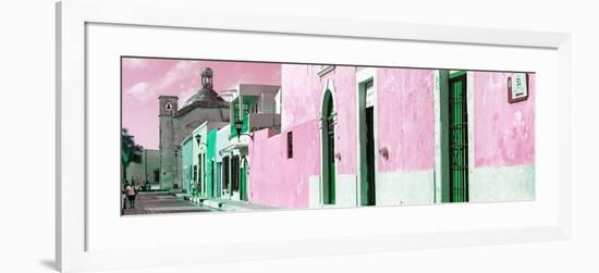 ¡Viva Mexico! Panoramic Collection - Urban Scene Campeche I-Philippe Hugonnard-Framed Photographic Print