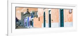 ¡Viva Mexico! Panoramic Collection - Urban Scene Campeche III-Philippe Hugonnard-Framed Photographic Print