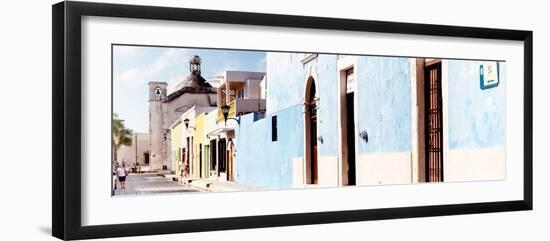 ¡Viva Mexico! Panoramic Collection - Urban Scene Campeche IV-Philippe Hugonnard-Framed Photographic Print