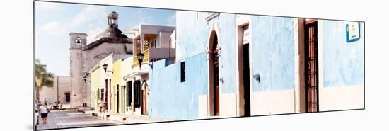 ¡Viva Mexico! Panoramic Collection - Urban Scene Campeche IV-Philippe Hugonnard-Mounted Photographic Print