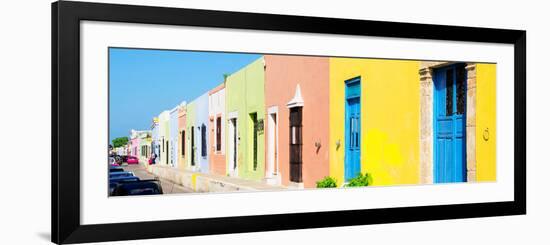 ¡Viva Mexico! Panoramic Collection - Urban Scene Campeche V-Philippe Hugonnard-Framed Photographic Print