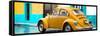 ¡Viva Mexico! Panoramic Collection - VW Beetle and Orange Wall-Philippe Hugonnard-Framed Stretched Canvas