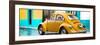 ¡Viva Mexico! Panoramic Collection - VW Beetle and Orange Wall-Philippe Hugonnard-Framed Photographic Print