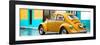 ¡Viva Mexico! Panoramic Collection - VW Beetle and Orange Wall-Philippe Hugonnard-Framed Photographic Print