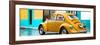¡Viva Mexico! Panoramic Collection - VW Beetle and Orange Wall-Philippe Hugonnard-Framed Photographic Print