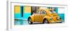 ¡Viva Mexico! Panoramic Collection - VW Beetle and Orange Wall-Philippe Hugonnard-Framed Photographic Print