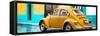 ¡Viva Mexico! Panoramic Collection - VW Beetle and Orange Wall-Philippe Hugonnard-Framed Stretched Canvas