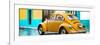 ¡Viva Mexico! Panoramic Collection - VW Beetle and Orange Wall-Philippe Hugonnard-Framed Photographic Print