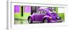 ¡Viva Mexico! Panoramic Collection - VW Beetle and Purple Wall-Philippe Hugonnard-Framed Photographic Print