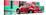 ¡Viva Mexico! Panoramic Collection - VW Beetle and Red Wall-Philippe Hugonnard-Stretched Canvas