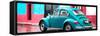 ¡Viva Mexico! Panoramic Collection - VW Beetle and Turquoise Wall-Philippe Hugonnard-Framed Stretched Canvas