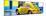 ¡Viva Mexico! Panoramic Collection - VW Beetle and Yellow Wall-Philippe Hugonnard-Mounted Photographic Print