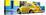 ¡Viva Mexico! Panoramic Collection - VW Beetle and Yellow Wall-Philippe Hugonnard-Stretched Canvas