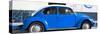 ¡Viva Mexico! Panoramic Collection - VW Beetle Blue-Philippe Hugonnard-Stretched Canvas