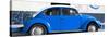 ¡Viva Mexico! Panoramic Collection - VW Beetle Blue-Philippe Hugonnard-Stretched Canvas