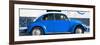 ¡Viva Mexico! Panoramic Collection - VW Beetle Blue-Philippe Hugonnard-Framed Photographic Print