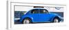 ¡Viva Mexico! Panoramic Collection - VW Beetle Blue-Philippe Hugonnard-Framed Photographic Print