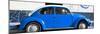 ¡Viva Mexico! Panoramic Collection - VW Beetle Blue-Philippe Hugonnard-Mounted Photographic Print