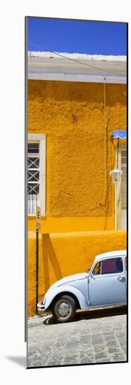 ¡Viva Mexico! Panoramic Collection - VW Beetle Car and Orange Wall-Philippe Hugonnard-Mounted Photographic Print