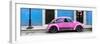 ¡Viva Mexico! Panoramic Collection - VW Beetle Car - Blue & Pink-Philippe Hugonnard-Framed Photographic Print