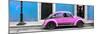 ¡Viva Mexico! Panoramic Collection - VW Beetle Car - Blue & Pink-Philippe Hugonnard-Mounted Photographic Print