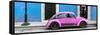 ¡Viva Mexico! Panoramic Collection - VW Beetle Car - Blue & Pink-Philippe Hugonnard-Framed Stretched Canvas