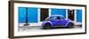 ¡Viva Mexico! Panoramic Collection - VW Beetle Car - Blue & Purple-Philippe Hugonnard-Framed Photographic Print