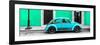 ¡Viva Mexico! Panoramic Collection - VW Beetle Car - Coral Green & Turquoise-Philippe Hugonnard-Framed Photographic Print